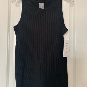 NWT Women’s Athleta Renew CYA Ribbed Tank. Black. Medium.
